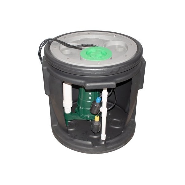 Zoeller WasteMate 4/10 hp 115V 9.4A 2 in. Sewage Pump System 9121141